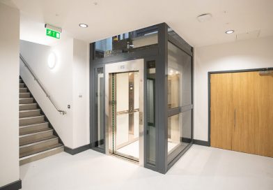 MV Lifts Glass Lift installation University hall nottingham