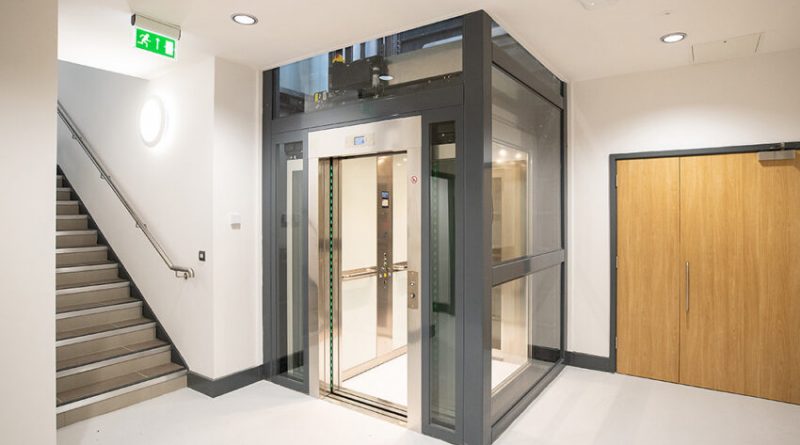 MV Lifts Glass Lift installation University hall nottingham
